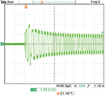 Input current when powered by an LET75 Input current when powered by an LET75